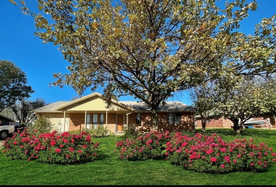 Welcome to this charming 3-bedroom, 2-bath home in the highly sought-after Hacienda Estates of Valley View, Texas. This well-maintained property features an inviting open floor plan with vaulted ceilings, fresh new carpet, double pane windows, kitchen with tile backsplash, ample cabinets, primary bedroom with double closets and ensuite bath, spacious secondary rooms throughout. The large utility room adds extra convenience, and all appliances are included—making this home truly move-in ready.
Step outside to enjoy beautifully lavish landscaping that showcases the best of Texas native flora. The yard is adorned with native plum trees, pecan trees, oak trees, apple and pear trees, pomegranate bushes, and seasonal bluebonnets, creating a serene and picturesque outdoor retreat. High-speed internet is available, metal roof with leaf guards and the attached 1-car garage provides additional storage and functionality.
Located in a popular, established neighborhood, this home offers the perfect blend of comfort, convenience, and natural beauty. Don’t miss your chance to make it yours!