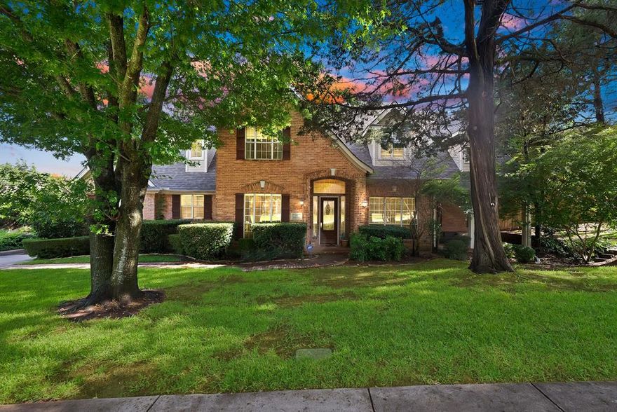 Tucked beneath a canopy of mature trees on a quiet cul-de-sac in sought-after Wildwood, this home offers a rare combination of privacy, character, & fully integrated smart living. From the moment you arrive, the setting stands out with established landscaping & a backyard that feels like your own private retreat. Inside, soaring ceilings & expansive windows fill the main living area with natural light, anchored by a fireplace & designed for both comfortable daily living & effortless entertaining. The open layout flows into a spacious kitchen featuring double ovens, abundant cabinetry, generous counter space & a large island that naturally becomes the heart of the home. Step outside to multiple covered patio spaces ideal for year-round enjoyment, whether hosting guests or unwinding in a peaceful, tree-lined setting. Upstairs offers flexible space for bedrooms, work, or play, giving this home the versatility today’s buyers are looking for. What truly sets this property apart is its extensive smart home integration, designed to elevate everyday living with convenience & control. Enjoy a fully connected experience with a Ring security system, 6 HD cameras with AI detection, smart locks, leak detection & presence-based automation. Climate & comfort are optimized with dual-zone smart thermostats, motorized blinds & smart ceiling fans, while automated lighting, whole-home speakers & integrated entertainment systems create a seamless environment throughout. Additional features include smart garage door openers, sprinkler system, Tesla wall charger & centralized control through wall-mounted tablets & mobile access from anywhere. With a composition roof approximately 6 years old, dual HVAC systems & a well-maintained mechanical profile, this home delivers both peace of mind and modern functionality. If you’ve been searching for a property that combines privacy, outdoor living, and next-level smart home convenience, this one is worth experiencing in person.