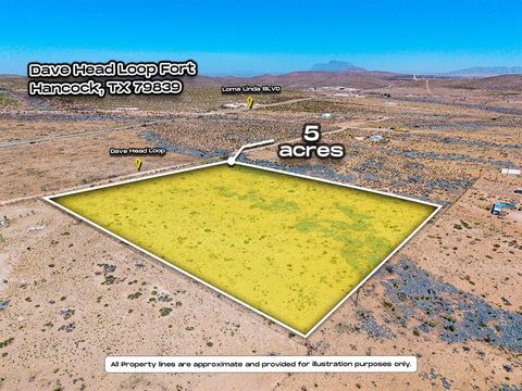 TBD Dave Head Loop Fort Hancock TX 79839