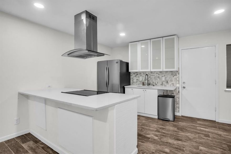 This exquisite two-bedroom, two-bath condominium in North Dallas offers a blend of modern elegance and
 comfort. Highlights include stunning vinyl flooring, plush new carpeting, and recessed lighting. The kitchen features
 granite countertops, a stylish backsplash, and custom cabinetry, perfect for culinary enthusiasts. The open floor plan
allows natural light to flow beautifully into the living spaces. Conveniently located just west of US-75 Central
 Expressway, the property is minutes from NorthPark Mall, downtown Dallas, the JCC, and the newly constructed Trail
 Bridge. ALL BILLS PAID except for Internet.