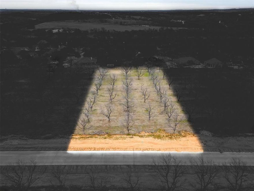 Howdy!  Welcome to The Landings East at Pecan Plantation, LOT 3870, 118 East Landings North, 1.541 acres.  Beautiful lot full of Pecan trees.  Perfect setting for those that desire more privacy and space.  LOT measures 183 x 362 x 185 x 363.  Site is complete with concrete roads, electric service, MUD water, MUD sewer. Orchard irrigation & high speed internet available.  Min SQFT to build is 2,000. No time frame to build and you may use any builder. Discover the exceptional lifestyle of Pecan Plantation, a private, gated community nestled along 17 miles of the historic Brazos River within a 4,200 acre pecan orchard. Enjoy resort style amenities including two championship golf courses with full practice facilities, a full-service clubhouse with multiple dining options, marina with access to Lake Granbury, tennis & pickleball courts, pools, dog park, riverside parks, Airparks, camping, & 24 7 security with Fire & EMS services. The Village, features a bank, grocery store, restaurant, Pecan Medical Clinic, PT Services, pharmacy, golf cart shop, Vet Clinic, car wash, & Ace Hardware. Just minutes from the Historic Granbury Square officially the “Celebration Capital of Texas” under an hour from Fort Worth. Experience the perfect blend of tranquility, recreation, and convenience. Come see why you’ll want to build your dream home here! PPOA Mandatory Membership as of 9-1-25: PPOA Transfer Fee $1,091.00 + 73.65 (tax) = $1,304.49. Initiation Fee $4,381 EQUALS: $5,545.65 The monthly fee is $204.75 and includes trash service or $182.75 without trash service. Search YouTube 'Airplane Ride Around Pecan Plantation Rebecca Van Buren' to learn about our amazing community.