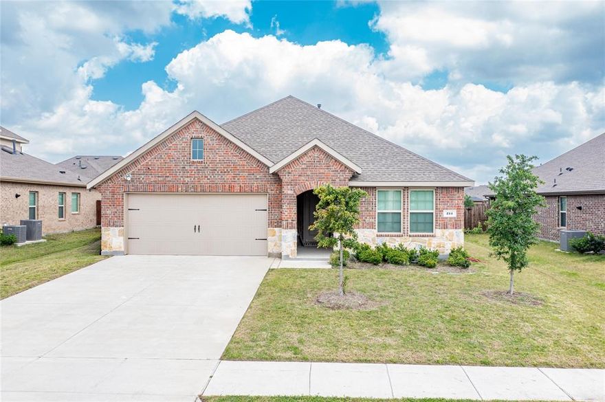 PHOTOS COMING SOON! Welcome to 211 Condor Pass in Caddo Mills, a beautifully maintained home offering the perfect blend of comfort, function, and small-town Texas charm. Only 3 years young and located in the desirable community of Caddo Mills, this residence features a thoughtfully designed open-concept layout that seamlessly connects the living, dining, and kitchen areas—ideal for both everyday living and entertaining. The kitchen serves as the heart of the home, offering ample cabinetry, efficient workspace, and a layout that keeps you engaged with the main living area. The spacious living room is filled with natural light, creating a warm and inviting atmosphere perfect for relaxing or hosting guests. The primary suite provides a comfortable retreat with generous space and a private ensuite bath designed for convenience and relaxation. Additional bedrooms are well-sized and versatile, suitable for family, guests, or a home office setup. Step outside to a backyard that offers flexibility for outdoor living—whether you envision weekend gatherings, a play area, gardening, or simply enjoying the open space, the possibilities are wide open.  Situated in a growing area with convenient access to schools, major roadways, and local amenities, this home offers both tranquility and accessibility. Caddo Mills continues to attract buyers seeking value, community, and long-term growth potential.  211 Condor Pass is a wonderful opportunity to own a move-in-ready home in an expanding East Texas market—where comfort meets convenience and future potential.