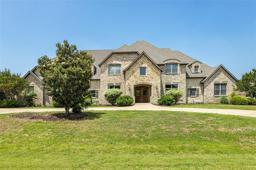 Welcome to this custom home on a 1-acre lot in a gated community in Copper Canyon. This property offers a combination of luxury, privacy, & convenience. Home boasts a generous floor plan w. hardwood floors throughout, creating an atmosphere of warmth & elegance. The open-concept living spaces are perfect for both entertaining & everyday living. Gourmet kitchen is a chef's dream, feat stunning granite countertops, top-of-the-line stainless steel appliances, & an abundance of custom cabinetry.  Relax in the primary suite at the end of each day with an ensuite bathroom featuring lavish fixtures & finishes.  Spacious additional bdrms provide comfort & privacy for family members or guests. A highlight is the GUEST HOUSE. It offers all the comforts of home, includes a living area, kitchen, bedroom, & bathroom. Step outside into your own backyard private oasis with a heated sparkling pool. The pool area is perfect for enjoying sunny days and creating lasting memories with family & friends.