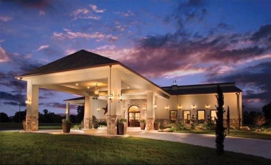 13 beautiful acres carved out this 100 acre tract in the scenic East Texas piney woods, The Landing Event Center offers a rare opportunity to purchase both expansive land and a thriving event venue. The 8,228 sq. ft. commercial building is centrally located between Longview, Kilgore, and Henderson, just minutes from Gregg County Airport and less than a mile from Lake Cherokee. Built in 2015, this fully furnished, turnkey property blends refined style with classic Texas character. The venue is well suited for weddings, celebrations, corporate functions, Quinceañeras, and outdoor events, with flexible indoor and outdoor spaces that accommodate gatherings of all sizes. Interior highlights include a 1,400sq. ft. banquet hall, a 2,100 sq. ft. event space with stage, and an inviting foyer featuring a fireplace and bar. Additional amenities include bride and groom suites, a commercial kitchen, generous storage, and room to expand. Surrounded by open pasture and wooded acreage, the property can host up to 250 guests indoors and more than 500 when utilizing outdoor areas. A unique on-site helicopter landing capability adds convenience for special or high-profile events. Located just five miles from the I-20 corridor and future development plans, this property is ideal for investors, partnerships, churches, or event operators. Don't miss your chance to own one ofEast Texas's most well known event and wedding venues!