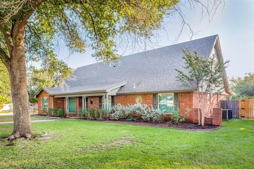 Amazing, recently renovated, investment opportunity in a prime location. This home offers 7 bedrooms, 5.5 bathrooms, over 4000 sq ft of living space, a 2 car garage, a 3 car carport, large, covered patios on the front and back porch, as well as a large back yard. Within biking distance to TCU and walking distance to Bluebonnet Circle shopping and dining, this is a gem you don't want to miss! There is fresh paint throughout the home, new decorative lighting including recessed lighting throughout and new ceiling fans in the bedrooms. Downstairs you will find ceramic, wood look tile in the living areas, kitchen and hallways, and luxury vinyl in the bedrooms. Luxury vinyl and tile upstairs. The bathrooms in this home have been recently remodeled and brought to today's standards. The kitchen offers stainless ss appliances, aside from the wall oven, including a recently installed cooktop and microwave. The home is currently occupied by five students and there is room for the rent to go up.