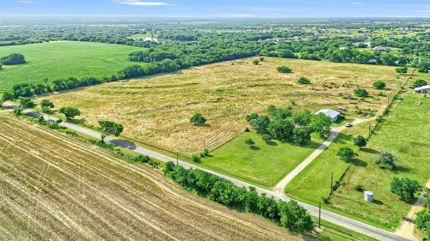 25 acres in the Gunter area, situated along a future major East-West road just north of Gunter and the large Hidden Lakes subdivision. This 25-acre tract features a rectangular shape over 800 feet of road frontage. agricultural valuation is in place, and cattle currently occupy the property. The land offers numerous promising uses and includes a 1985 brick that can generate monthly rental income. It is an excellent location for either residential or commercial development.     Access to the house after you have seen the property and have expressed interest.