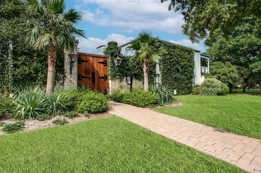 Updated, large 2 bedroom available in Bella Gardens Condominium. This open floor-plan unit has been freshly painted and includes all appliances, wood floors, beautiful brick walls and spacious rooms. The open kitchen includes large granite counters with breakfast bar, pantry and newer stainless steel appliances all opening to the separate breakfast area. The large primary bedroom boasts a private en suite bathroom and walk-in closet. Both bathrooms have been updated. Community includes a large resort style pool, grills, and beautifully maintained courtyards for homeowner use. Within walking distance to SMU, Central Market, and Old Town. Unit comes with 2 assigned parking spots, and refrigerator