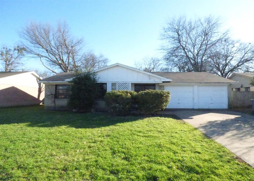 Discover this charming and refreshed 3-bed, 1-bath home with a spacious bonus room featuring a cozy fireplace. It's perfect for relaxing indoors while enjoying the backyard through picturesque windows. This property boasts a separate dining room to host meals for those undisturbed family moments.  The large, fenced backyard is ideal for outdoor activities. The property includes a two-car garage, offering ample storage and parking. Nestled in an established neighborhood, this single-story home combines comfort with convenience, making it a perfect setting for creating lasting memories. Bring your buyers to see the freshly painted, newly carpeted throughout, house with large tiled floors in the kitchen.  Bring your best offer.