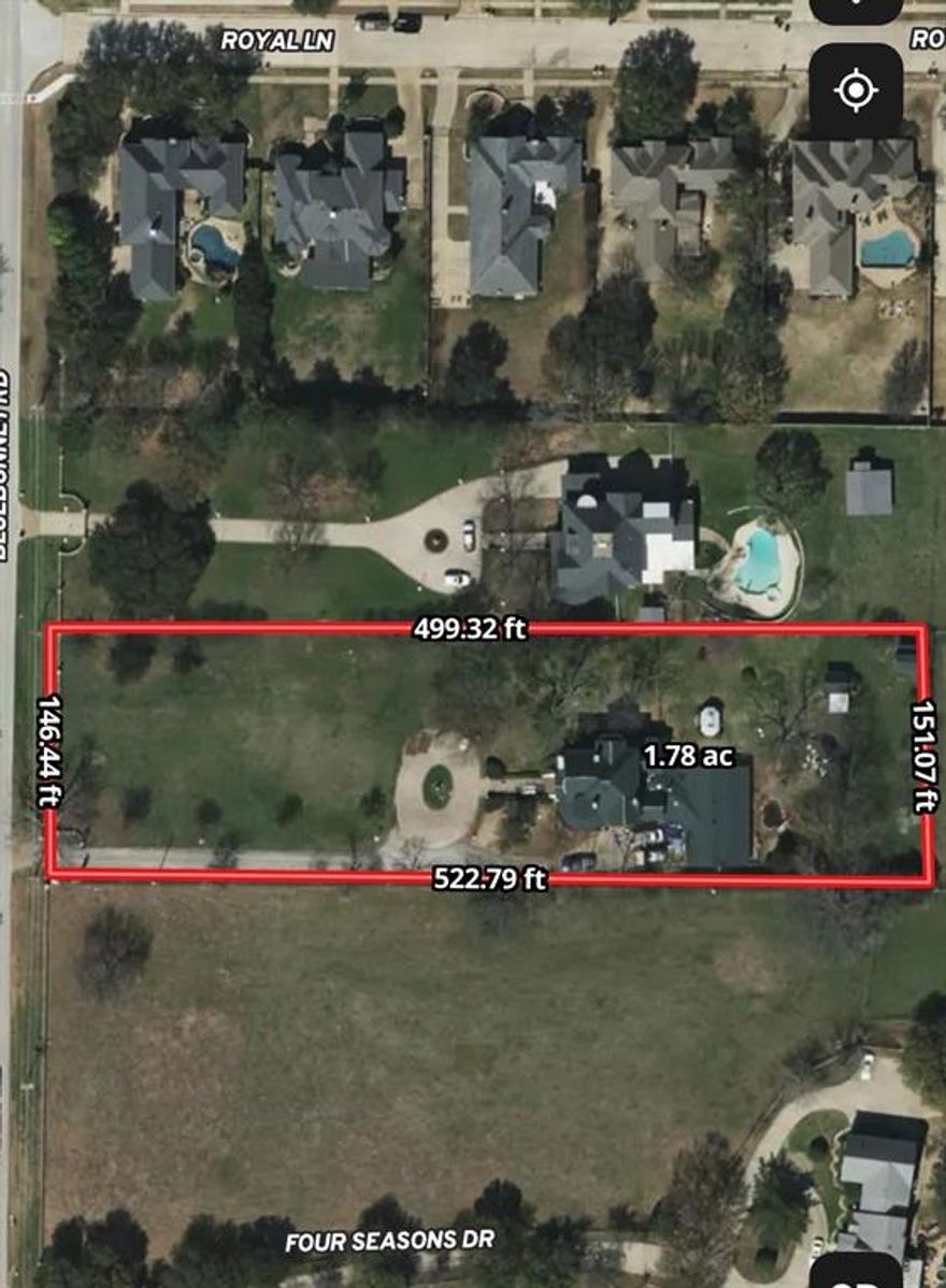 DEVELOPMENT OPPORTUNITY WITH NATIONAL ATTENTION
Rare 1.83-acre estate lot in the heart of Colleyville that backs up to a private 1 acre nature preserve. Private well water, gorgeous trees and prime location with incredible drive up presentation for your estate.