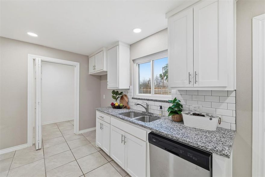 Completely renovated in December 2021, this Arlington home offers modern updates and peace of mind with major improvements throughout. The home was gutted and thoughtfully remodeled, featuring a updated roof, updated water heater, rerouted plumbing, updated electrical panel, and energy-efficient high-UV windows.

The beautifully updated kitchen includes new cabinetry, granite countertops, stainless steel appliances, and opens to a spacious living area—perfect for everyday living and entertaining. New flooring runs throughout the home, complemented by fresh interior and exterior paint for a clean, move-in-ready feel.

Enjoy a large backyard with plenty of room for outdoor living, play, or future expansion. Conveniently located near major highways and just minutes from Arlington’s Entertainment District, this home combines comfort, updates, and location in one exceptional opportunity.