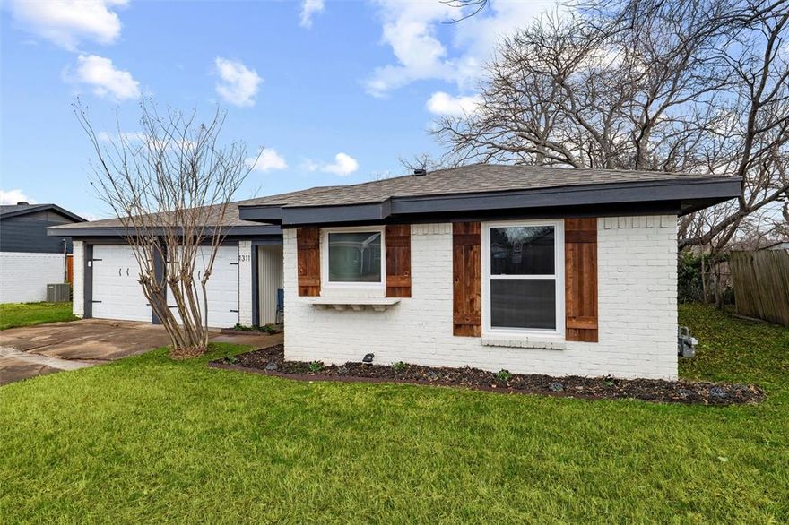 OPEN HOUSE SUNDAY - FEBRUARY 1ST - 12-2 Completely renovated in December 2021, this Arlington home offers modern updates and peace of mind with major improvements throughout. The home was gutted and thoughtfully remodeled, featuring a updated roof, updated water heater, rerouted plumbing, updated electrical panel, and energy-efficient high-UV windows.

The beautifully updated kitchen includes new cabinetry, granite countertops, stainless steel appliances, and opens to a spacious living area—perfect for everyday living and entertaining. New flooring runs throughout the home, complemented by fresh interior and exterior paint for a clean, move-in-ready feel.

Enjoy a large backyard with plenty of room for outdoor living, play, or future expansion. Conveniently located near major highways and just minutes from Arlington’s Entertainment District, this home combines comfort, updates, and location in one exceptional opportunity.