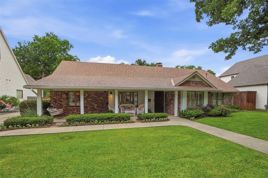Nestled in the highly desirable Tanglewood neighborhood, this charming ranch-style residence offers an exceptional blend of comfort and location. With 3,396 square feet, four bedrooms and three and a half baths, the home features a well-balanced floor plan. The first floor showcases the primary bedroom, guest room, dining room and two living spaces. The kitchen is open to the main living space, making it the true heart of the home. Upstairs features two guest bedrooms along with a versatile bonus space, perfect for a third living area, media room, or playroom. Step outside to a private backyard retreat featuring a pool, covered patio, ample green space, and a privacy fence—ideal for relaxing or entertaining. Zoned to sought-after Tanglewood Elementary and just a short walk away, this home delivers the convenience and lifestyle that makes Tanglewood one of the area’s most coveted communities.