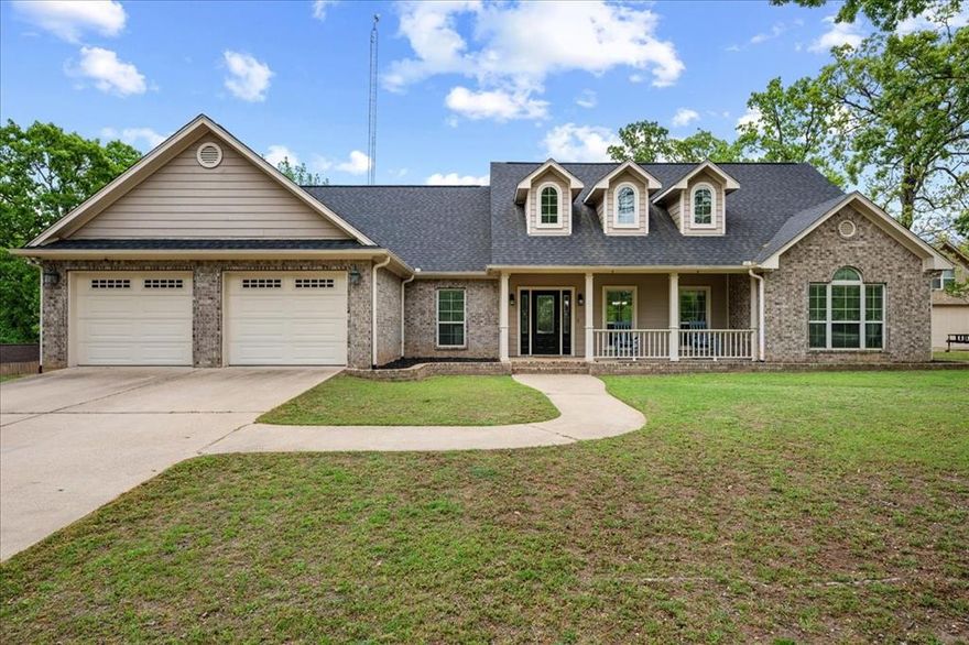Welcome home! This stunning property offers the perfect blend of comfort, space, and charm. Situated on a gorgeous 1-acre cul-de-sac lot, the home features incredible curb appeal, a sparkling swimming pool, and a convenient storage building. Inside, you’ll find an open floor plan with an inviting fireplace ideal for both everyday living and entertaining. The home includes 4 spacious bedrooms and 2.5 bathrooms. The fourth bedroom features a Murphy bed, making it a perfect flex space for a home office or guest room. Designed with today’s lifestyle in mind, this home is ideal for remote work, with a newly installed cell tower nearby for improved connectivity. The private primary suite offers a relaxing retreat, complete with an ensuite bathroom and dual walk-in closets. The generously sized laundry room adds extra convenience. Step outside to enjoy a covered patio, sun deck, and a beautiful in-ground pool with a custom cover. The fully fenced backyard provides both privacy and plenty of room to relax or entertain.