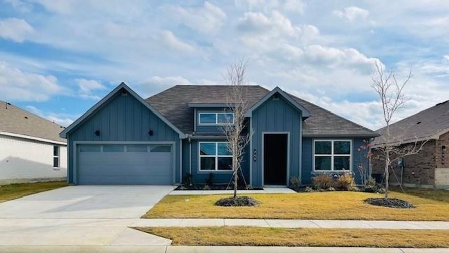 D.R. HORTON AMERICA'S BUILDER FOR OVER 40 YEARS is NOW SELLING in THE PARKS OF ALVARADO and ALVARADO ISD!! Offering CAPTIVATING FLOOR PLANS packed with a host of included features and high end finishes designed for every stage of life! Stunning Single Story 4 BEDROOM Garland Floorplan-Elevation F AVAILABLE NOW for a QUICK MOVE IN! OVER 2,100 sq ft. Great open concept Living, Dining and large Chef's Kitchen in the heart of the Home with big Island, Granite Countertops, SS Appliances, electric range, and walk-in Pantry. Spacious Living and large main Bedroom at the rear of the Home with Quartz top Vanity 5 foot over sized Shower and Walk-in Closet. Designer Pkg including Quartz top Vanity in secondary bath, tiled Entry, Halls, Living, Dining and Wet areas plus Home is Connected Smart Home Technology. Covered back Patio, partial guttering, exterior coach lights, Garage Door Opener, 6 ft fenced Backyard, Landscaping pkg, full Sprinkler System and more! Close proximity to I-35W and HWY 67!