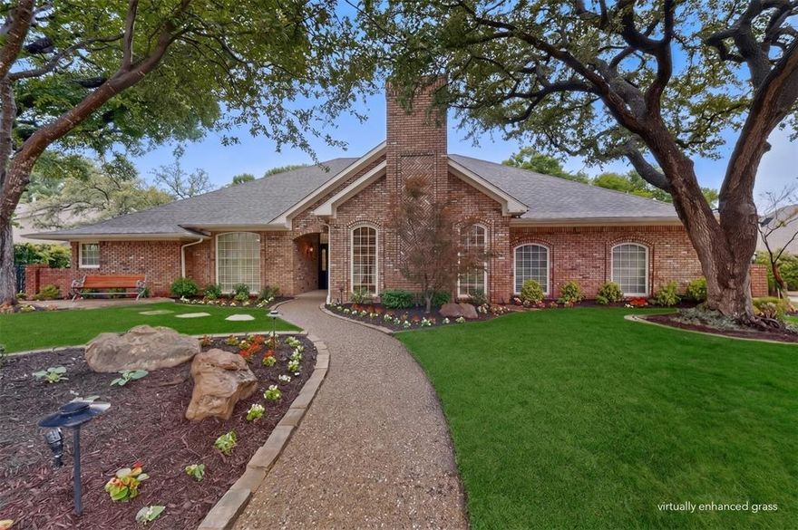 Nestled within the prestigious enclave of Willow Bend Lakes, this sprawling single-story residence offers a rare blend of elegance and effortless living. Situated on over a quarter-acre greenbelt lot, the home feels like a private sanctuary, perfectly positioned just steps from tranquil lakes, scenic walking trails, and a short stroll from the fairways of Gleneagles Country Club. From the moment you step inside, the home’s scale and thoughtfulness are evident. The heart of the house is a true chef’s kitchen, designed for those who view cooking as an art form. It features a commercial-grade gas range, a high-velocity vent, and double ovens—all the tools needed to host everything from intimate family dinners to grand holiday gatherings. For those who love to entertain, the oversized game room provides a versatile space for billiards, a home theater, or a sophisticated lounge. The primary suite serves as a secluded retreat, featuring a generous sitting area ideal for morning coffee with a view, and a spa-inspired bath complete with dual vanities and a large separate shower. The narrative continues outside, where the backyard transforms into a private oasis. Whether you’re hosting a summer barbecue on the deck or taking a quiet dip in the sparkling pool, the lush greenbelt backdrop ensures total serenity. Complete with an oversized 2-car garage and a location that puts top-tier schools, high-end retail, and world-class dining at your doorstep, this home isn’t just a place to live—it’s the lifestyle you’ve been waiting for.
