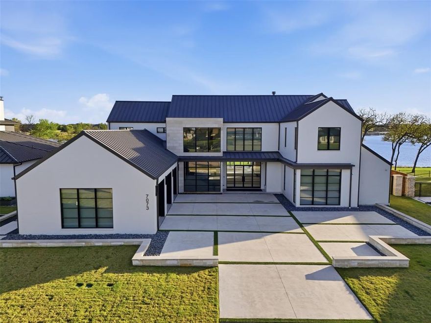 Embrace the tranquility of lakeside living with this brand-new, 6,237 square foot lake house featuring an open concept design with 5 bedrooms, and 6 bathrooms. This home is perfect for luxurious living and entertaining. Dive into your private pool and enjoy the convenience of modern finishes and top-of-the line appliances throughout. This stunning house offers proximity to endless outdoor activities including parks, hiking trails, the lake, tennis courts, and many more. For the avid golfer, The Resort has an 18-hole golf course, along with a clubhouse and restaurant for dining and social gatherings.