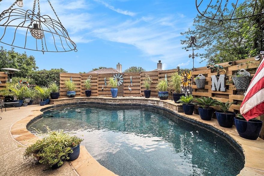 Beautifully updated 4-bedroom, 2.5-bath home in the highly desirable Oak Meadows subdivision, offering 2,697 sq. ft. of functional and inviting living space. Light-filled layout with oversized windows, two living areas, and two dining spaces, perfect for everyday living and entertaining.

The updated kitchen (2020) features granite countertops, a large island with dual breakfast bars, stainless steel appliances, shiplap ceilings, farmhouse sink, and ample cabinetry. The family room offers a cozy fireplace and abundant natural light.

Spacious primary suite, updated in 2024, includes dual vanities, soaking tub, and walk-in shower. Secondary bath updated in 2023 and half bath refreshed in 2022. Hardwood floors throughout most of the home.

Enjoy your private backyard with a sparkling in-ground pool (2019), covered patio (28x10), and privacy fence (2022). Additional updates include AC (2019), water heater (2020), and garage door (2021).

Located in a quiet, friendly neighborhood, move-in ready.