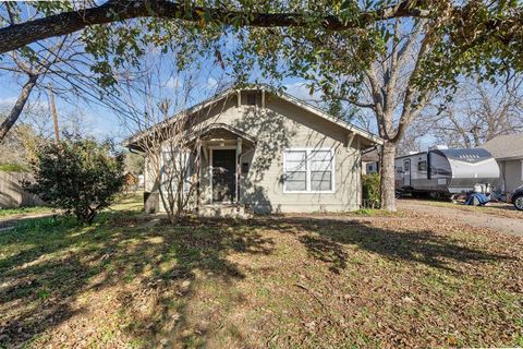 A home in Cleburne