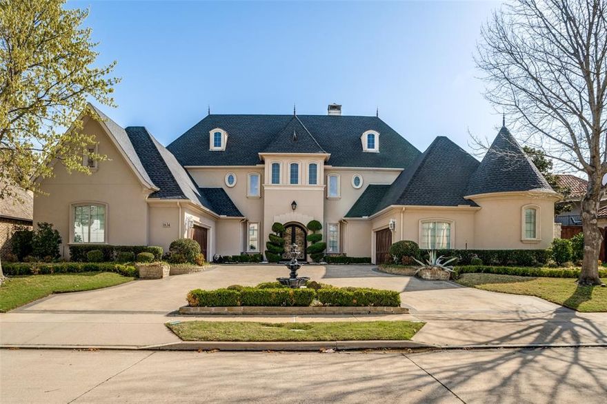 Luxury estate in prestigious Stonebriar Country Club community featuring 5 bedrooms, 4 full baths, 2 half baths, spacious living areas, and a private pool. Built in 2005 with over 6,300 sqft, this home offers elegant design, large lot, and prime Frisco location near shopping, dining, and top-rated schools.