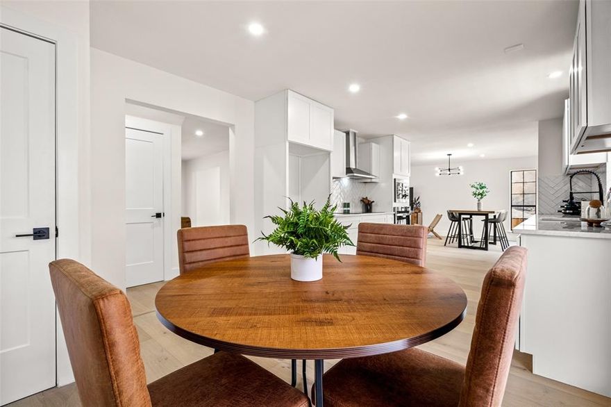 HUGE PRICE REDUCTION! All Furniture is Negotiable. Welcome to 2244 Hurstview Drive, a fully renovated home that combines modern style with long-lasting updates. In the highly regarded H-E-B Independent School District and quick access to highways, shopping, dining and the DFW Airport. Step inside to find new hardwood flooring, fresh trim and baseboards, and a neutral color palette throughout. The kitchen has been upgraded with new cabinetry, Carrara white granite countertops, stainless steel GE appliances and updated plumbing. Spa-like bathrooms feature walk-in tile showers, new vanities, sinks and a freestanding tub in the primary. The basement has been transformed with new sheetrock, high-end tile flooring, epoxy-coated floors and added storage. Outside, the home features freshly painted siding, new entry doors and a new covered back patio overlooking landscaped flower beds and a redone stone walkway.