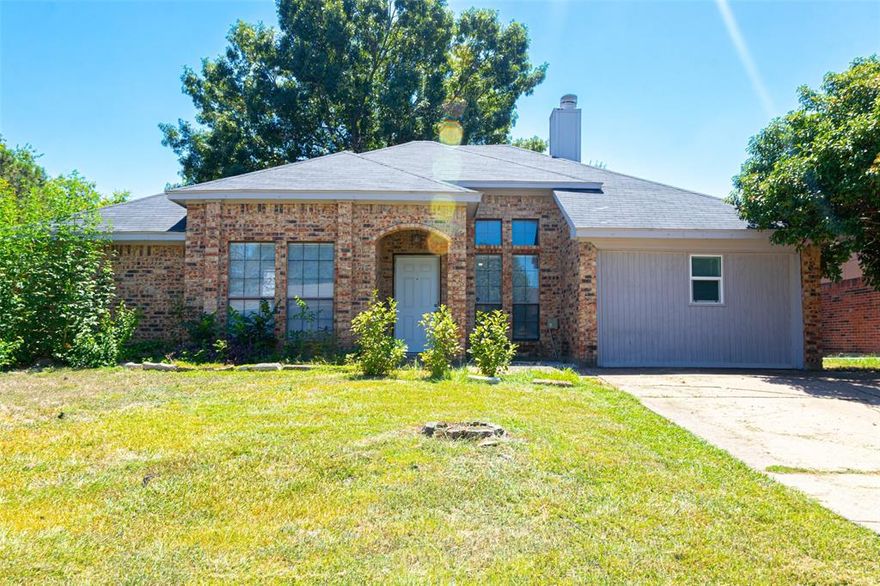 Welcome to this beautifully maintained home tucked away in a quiet, established neighborhood. Thoughtfully designed for both comfort and entertaining, the open floor plan centers around a stunning brick fireplace that anchors the living space with warmth and character. Just off the dining area, a versatile flex room offers endless possibilities as a second living area, home office, or creative studio. One of the spacious bedrooms is a well-designed garage conversion, offering extra living space with its own unique charm and functionality. Each bedroom includes a walk-in closet, providing ample storage and personal space. Step outside to your private backyard retreat, featuring an oversized lot and a pool that's ideal for relaxing or hosting gatherings. Experience the perfect blend of comfort, character, and versatility.