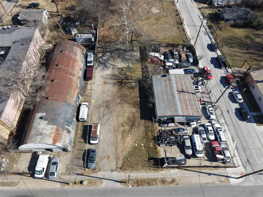 Property available to be new build out for  commercial.  This property is owned by same owner of MLS# 21158041.  The Buyer who purchases both could have commercial front and due diligence of rezoning residential lot of 3515 Jamaica to commercial.    The area is close to Cotton Bowl, Commercial venues, and new construction. Survey available by seller for due diligence with City of Dallas and for title closing.   Great opportunity to own land in a developing Dallas area and create investment revenue.  Please see tax documents for visual boundaries of land.  3515 Jamaica carries storm drain easement. Please see Survey and attachments for Survey to 3515 Jamaica and 2416 S Second Ave.