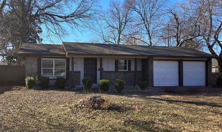 Investor special! Charming home in need of basic cosmetic updates. The spacious covered patio with a wood-burning fireplace is perfect for entertaining, grilling, or enjoying a relaxing evening. Great potential for your next fixer-upper or rental property.