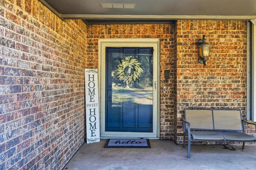 BEAUTIFULLY MAINTAINED home in the Oaks of Arlington offers exceptional value at this price point! This spacious home offers a thoughtful layout with room to live, work, and entertain in comfort. From the moment you arrive, the covered front porch welcomes you inside to an inviting interior featuring hardwood floors throughout the main living spaces. You’ll find a private office overlooking the front yard, perfect for working from home or a quiet retreat. The eat-in kitchen is filled with natural light and offers plenty of cabinet space, flowing seamlessly into both the spacious living room and an additional family room complete with a wet bar sink area, ideal for hosting gatherings. A sunroom with two skylights adds even more flexible living space and brings the outdoors in year-round. The primary suite is a true retreat, featuring a large main custom walk-in closet plus two additional walk-in closets for exceptional storage. The ensuite bath includes separate vanities for added convenience and a walk-in shower with seating and a skylight creating a bright and spa-like atmosphere. Two secondary bedrooms are connected by a Jack-and-Jill bath with a modern updated walk-in shower. A hallway lined with extra storage and a dedicated laundry room add even more functionality to the home. Outside, you’ll appreciate the large driveway with an electric gate leading to a rear-entry garage with ample parking space, extensive cabinet storage, and even a separate shed for additional storage needs. Located in a desirable community just minutes from Arlington’s Entertainment District, dining, shopping, and with quick access to major highway I-30, this home offers both comfort and convenience in an unbeatable location. Step inside, fall in love, and imagine the memories waiting to be made here! *Special Financing Incentive - LENDER PROVIDED 1-year temp rate buydown, with potential savings up to $250 a month for the first year through listing agent's preferred lender.