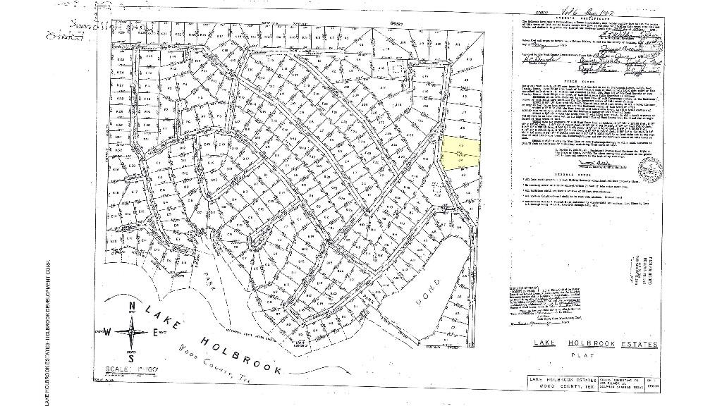Holbrook Estates - Land