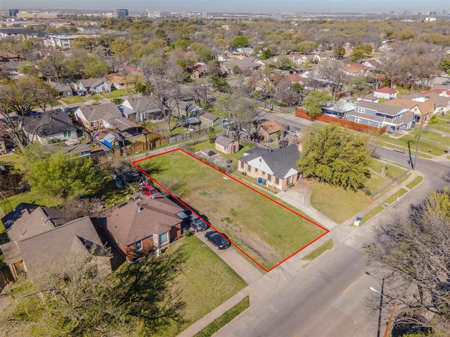 GREAT OPPORTUNITY to own a piece of land in an up-and-coming sought-after location close to the rapidly changing Medical District. Perfect for builder, investor or for that person with a vision to make this property their homeplace. Easy access to I-35, 635, Dallas North Tollway, West Love Development, Uptown, Bachman Lake or Love Field. The Lot has been cleared of buildings with the permit from city of Dallas. Well taken care of neighborhood A great place to live and could be a perfect fit for YOUR new home! Feel free to call Listing Agent with any questions. Seller has Survey for the property. BIG PLUS !! Seller has Approved building plans and permits from the city of Dallas which will convey with the lot for a reasonable offer.