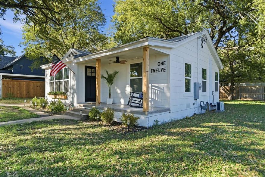 Adorable and Fully Remodeled Gem in the Heart of Weatherford’s Historic District!
Step into timeless charm with this beautifully renovated home, nestled in the highly desirable downtown Weatherford Historical District. Every inch has been thoughtfully updated--Inside and out—while preserving its vintage character.
Gleaming original hardwood floors, freshly refinished to showcase their warmth and elegance.
Stylishly upgraded kitchen featuring custom cabinetry, quartz countertops, tile backsplash, and stainless steel appliances.
Modern bathroom with sleek fixtures and tasteful finishes.
Sun-drenched rooms thanks to brand-new dual-pane windows.
New Ceiling fan, light combos in every room for comfort and ambiance.
Spacious walk-in closets in both bedrooms.
Behind-the-Scenes Upgrades:
All plumbing, gas lines, sewer, and electrical wiring have been completely replaced and brought up to city code
Dual benefits of vintage vibes and modern functionality
This home is a rare blend of historic charm and contemporary convenience—perfect for anyone seeking character without compromise.