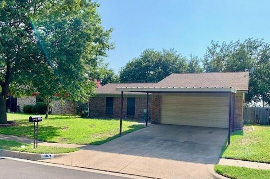 Introducing our stunning 3 bedroom, 2 bathroom home located in beautiful Saginaw. This home is perfect for anyone looking for convenience and comfort. Step inside to find an open concept living area, perfect for entertaining guests or spending time with loved ones. The kitchen boasts all the necessary appliances for your cooking needs, including a sleek range and refrigerator. Wind down in the spacious bedrooms, complete with ample closet space and cozy lighting. Enjoy morning coffee or evening cocktails on the large covered back patio that is surrounded by trees. Don't miss out on this incredible opportunity to upgrade your living situation today!