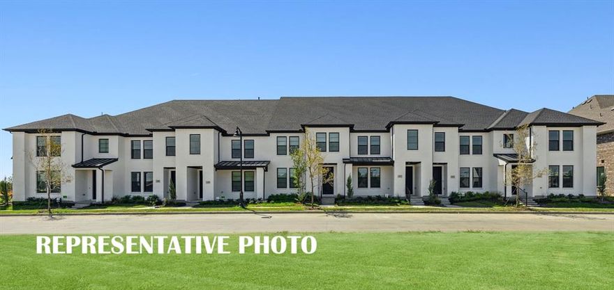 CB JENI HOMES HAMPTON floor plan.  Spacious townhome with generously sized bedrooms and a bonus walk-in closet in the secondary bedroom. This inviting home offers ample natural light throughout, illuminating the open floor plan. Enjoy the convenience of two and a half beautiful bathrooms. The large bedrooms provide a cozy retreat, and the walk-in closet in the secondary bedroom adds extra storage space. This home offers a functional and stylish kitchen layout with a large peninsula. Experience comfortable living in this well-designed townhome, perfect for those looking for roomy bedrooms and a practical floor plan.
