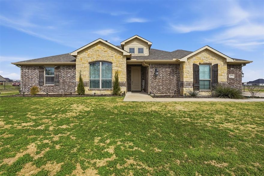 Seller is open to contributing toward buyer closing costs or buying down the mortgage rate with an acceptable offer.

If you’ve been searching for acreage near Fort Worth, this 4-bedroom home on 1.04 acres in Joshua, Texas offers space, updates, and a peaceful setting with no HOA. Located in Joshua ISD with option to transfer to Godley ISD (District 2), this property combines flexibility with convenience and easy access to the Chisholm Trail Parkway, placing downtown Fort Worth within 30 minutes.

Inside, the open-concept layout connects the main living areas, featuring wood-look tile flooring, decorative ceiling beams, and a fireplace that anchors the space. The kitchen is designed for gathering and functionality with granite countertops, a large island with seating, gas range, and reverse osmosis filtered water.

The primary suite includes a garden tub, tiled shower, dual sinks, and dual walk-in closets. Secondary bedrooms are well-sized, and both bathrooms feature updated finishes. Energy-efficient upgrades include spray foam insulation, tankless water heater, and a 2025 roof and gutters, along with keyless entry and a security system with cameras.

Outside, the fully fenced 1+ acre lot provides room for animals, recreation, or hobbies. Enjoy a large covered patio with additional extended space, already plumbed for a future outdoor kitchen, grill, or firepit. Additional features include a side-entry garage, covered RV or boat parking, Ulrich storage building, greenhouse, sprinkler system, fruit trees, and a spacious shed.

Move-in ready and thoughtfully maintained, this property offers the rare combination of land, modern updates, and rural living near Fort Worth. Bring your chickens and enjoy the space to live the way you want.
