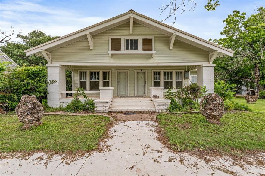Step into timeless charm with this beautifully remodeled early 1900s home just minutes from Tarleton State University and local schools. This spacious 4-bedroom, 4-bath home with recently updated plumbing blends historic character with modern comfort. Featuring soaring ceilings, original hardwood floors, and classic architectural details throughout, you'll also enjoy fully updated bathrooms for each bedroom and a refreshed kitchen with modern conveniences. The inviting sunroom, complete with built-ins, adds a warm touch of charm and function. Outside, a large front porch welcomes you, while a generous side yard and detached 2-car garage offer added space and versatility. Whether you're looking for a unique family home or an excellent investment opportunity for student housing, this property delivers both style and potential.