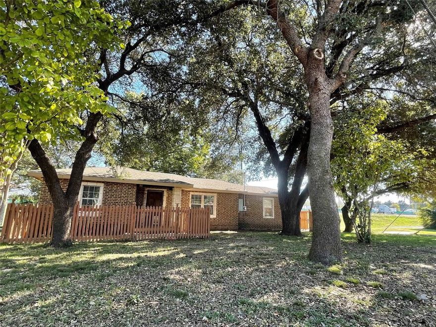 Investor opportunity or rehab loan opportunity. There are 2 dwellings located on same corner lot.  The main home features 3 bedrooms, spacious living area, 2 full bathrooms. Garage was converted. Side slide gate with concrete parking in back yard. Secondary living quarters features bedroom, kitchen and full bathroom. Easy access to the highway. Floor plan measurements and sketches are in transaction desk.