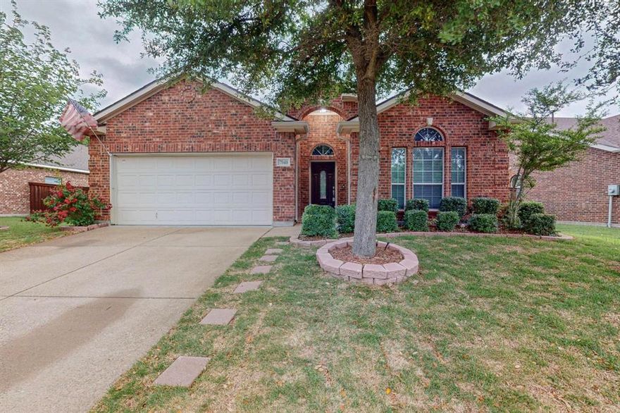 Lovely home ready for move in! Comes equipped with 3 bedrooms, 2 full bathroom, 2 car garage, 2 living rooms (or one could be an office), all ceramic tile floors throughout, gas stove, fridge, microwave, washer, dryer, alarm system, nice yard and so much more! Landlord prefers no pets.