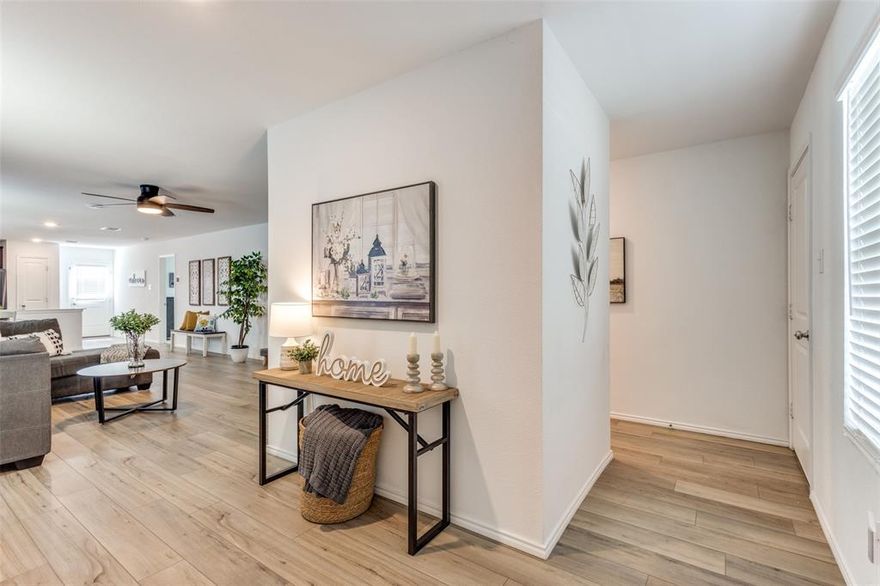 Back on market no fault of home or seller..  Must see this gorgeous turn key ready home. Want to buy a home with equity from day one?  This is it,  reduced price, an incredible deal, motivated sellers.. Stunning well maintained 2021 home in highly desirable Bridgewater in Princeton. Beautiful entry, open floor plan, gorgeous luxury vinyl, granite counters, formal dining, cozy living room and large bedrooms. Spacious back yard for entertaining guests. Enjoy the amazing community and amenities, pool, playground, volleyball, basketball, park, trails, greenbelt, clubhouse and gym.. What else can you ask for.