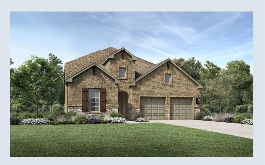 MLS# 21260677 - Built by Toll Brothers - Jul 2026 completion! ~ Versatile living space meets elegant design in the Audrey. Enter through the foyer hallway with tray ceiling to discover the kitchen, casual dining area, and spacious great room with views onto the desirable rear covered patio. The kitchen features a large center island with breakfast bar, plenty of counter and cabinet space, and an ample walk-in pantry. Enhancing the secluded primary bedroom suite are a stunning tray ceiling, dual walk-in closets, and an elegant primary bath with dual-sink vanity, large luxe shower, linen storage, and private water closet. Secondary bedrooms are adjacent to a generous loft with tray ceiling and feature walk-in closets with shared hall bath with separate dual-sink vanity area. Additional highlights include a desirable first-floor bedroom suite with walk-in closet and private bath; a roomy office off the foyer; a convenient powder room; an everyday entry; centrally located laundry; and additional storage. Disclaimer: Photos are images only and should not be relied upon to confirm applicable features.