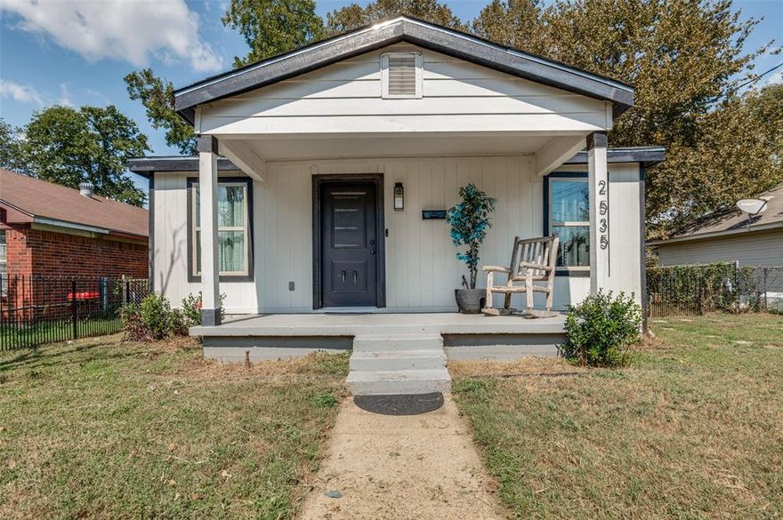 Stunning! Fully Renovated 2023 . Move-In Ready .This beautifully renovated home (top to bottom in 2023) blends modern aesthetics with warm, comfortable living. With three bedrooms and two baths, the floorplan is designed for everyday convenience and effortless entertaining. Every major system has been professionally updated — electrical, plumbing, windows and doors — so you can enjoy peace of mind from day one. The open-concept kitchen and living area is flooded with natural light and showcases luxury appliances, abundant cabinet storage, and a convenient breakfast bar that’s perfect for mornings or hosting guests. Thoughtful finishes and quality upgrades throughout create a welcoming, cohesive look and feel. Outside, a spacious backyard offers room for gardening, play, or outdoor gatherings and includes a handy storage shed for tools and equipment. A charming front porch provides the perfect spot to relax with a rocking chair and your morning coffee. Move-in ready and impressively maintained, this home is waiting to welcome you! Up to $10,000 in Buyer Assistance Available! Qualified buyers may be eligible for the Wells Fargo Homebuyer Access? Grant, offering $10,000 toward your down payment — no repayment required. * Income limit: up to 120% of area median income (AMI) * Grant automatically applied during loan process (no separate application) * Can be combined with other down payment or closing cost programs This is a great opportunity for income-qualified buyers to make homeownership more affordable. Seller is offering credits toward buyers closing costs with an acceptable offer! Combine this credit with available down payment or closing cost programs—such as the Wells Fargo Homebuyer Access Grant—to lower your upfront expenses and make homeownership even more affordable. Contact your lender or agent for details!