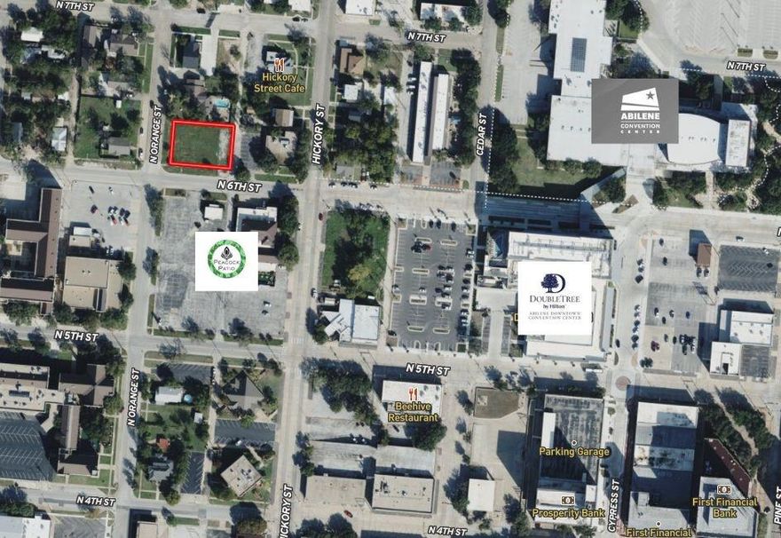 Bring your vision—this is a clean slate in a highly walkable, high-potential location in downtown Abilene.

Located in the heart of downtown Abilene, this undeveloped corner lot at North 6th and Orange Street offers a rare opportunity for investors and developers. Positioned directly across from the newly renovated Peacock Building, and just one block from the DoubleTree Hotel and Abilene Convention Center, the site is ideally situated within the Central Business District.

Zoned for residential use, this property supports a range of development possibilities, including multifamily, townhomes, or mixed-use projects. The surrounding area is undergoing significant revitalization, making this a strong candidate for long-term growth and value.