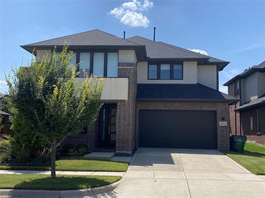 EXCELLENT OPEN FLOOR PLAN ON THIS CONTEMPORARY STYLE MODERN MAINVUE HOME IN MCKINNEY WITH ALLEN ISD!  LOCATED IN A GREAT COMMUNITY FEATURES POOL, NEARBY PARK, TRAILS. SUPER LOCATION MINUTES TO 121 AND 75. AN AMAZING FLOORPLAN WITH DESIGNER TOUCHES AND FEATURES.  AS YOU WALK IN YOU WILL FIND A SECONDARY BEDROOM DOWN.  CONTINUE THROUGH THE CORRIDOR TO A MEDIA-TV ROOM OR POSSIBLY USABLE AS STUDY OR PLAYROOM.  ALONG WILL BE A LARGE OPEN FAMILY ROOM AND KITCHEN WITH OPEN CONCEPT DINING. NICE COZY MASTER WITH A BEAUTIFUL MODERN MASTER BATH.  STATE OF THE ART WIDE PLANK FLOORS!!  SLIDING PATIO DOORS LEADS TO NICE SIZE BACK YARD WITH OUTDOOR SPACE TRULY INVITING AND GREAT FOR ENTERTAINING WITH AN EXTENDED COVERED PATIO PERFECT FOR RELAXING IN THE EVENINGS, OUTSIDE DINING AND ENTERTAINING, ETC.  BACKYARD ALSO FEATURES A SWINGSET.  GAMEROOM AND 3 BEDROOMS UPSTAIRS. KITCHEN FEATURES MODERN EUROPEAN STYLE CABINETS AND SLEEK QUARTZ COUNTERS. VERSATILE FLOORPLAN WITH ALL OF THE UPDATES, AMENITIES!