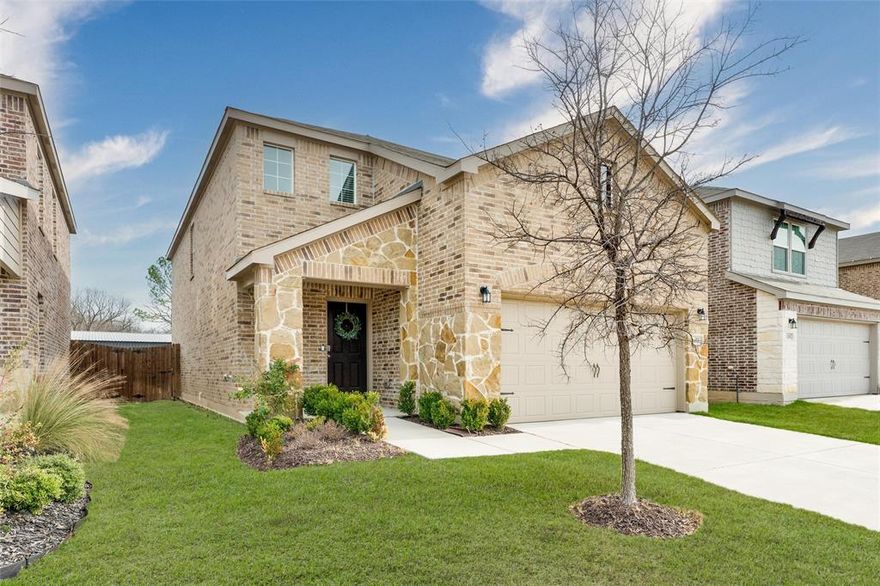 Welcome home to this charming, nearly new house in the heart of Van Alstyne! Located in a highly regarded school district and within a growing, welcoming community, this home offers the perfect blend of small-town charm and modern convenience. Just minutes from local shops and restaurants, and with quick, easy access to Highway 75, everyday errands and commuting are a breeze. Inside, you’ll find neutral finishes and a soft, timeless color palette that make this home truly move-in ready and easy to personalize to any design style. The spacious, sprawling backyard is a standout feature—perfect for entertaining, gardening, play, or creating the outdoor retreat of your dreams. Additionally, located just about a half-mile away sits a beautiful 24-acre park with trails, playgrounds, and a serene pond. Come enjoy the peace of small-town living without sacrificing accessibility in this adorable Van Alstyne gem!