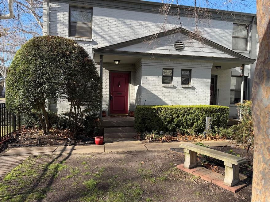 Lovely end unit with beautiful original hardwood flooring!  This coveted Westbury Park condo is situated in a gated community with a detached and assigned carport. Enjoy a private fenced back patio and small yard. Updates include some light fixtures, fresh paint, bath tile as well as an updated kitchen. Good sized rooms and full utility make the space very livable. This property is priced considerably below market and would make a great investment and is being sold AS IS. Convenient location, near Lovefield, Uptown, Oaklawn, Lemmon and the Dallas Medical District.  Water, sewer, trash, landscaping and exterior building maintenance are all covered by your HOA dues. Primary bedroom is a very nice size, and secondary bedroom is just a bit smaller.  Large upstairs bath, with half bath located downstairs.  This property is perfect for investors or anyone that can give the property a little TLC (at this great price) and enjoy living in a fabulous community atmosphere!  As stated above, priced well below market and would take very little to update!  This condo also enjoys easy access to beautiful on-site pool that sits among lovely mature trees.  Don't miss this opportunity!