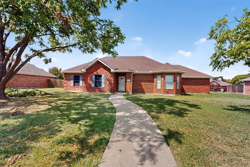 Welcome to this beautiful brick home in the heart of Sachse, TX — where comfort meets convenience! This spacious property features a bright and functional kitchen with plenty of cabinet space, a cozy dining area, and an inviting layout.

You’ll love the large front yard with mature trees and the peaceful neighborhood setting. Plus, the location is hard to beat — surrounded by schools, local parks, and a variety of restaurants. For weekend fun, you’re only a short drive away from Lake Ray Hubbard, offering fishing, boating, and lakeside dining.

This home isn’t just a place to live — it’s a lifestyle filled with community, convenience, and charm.