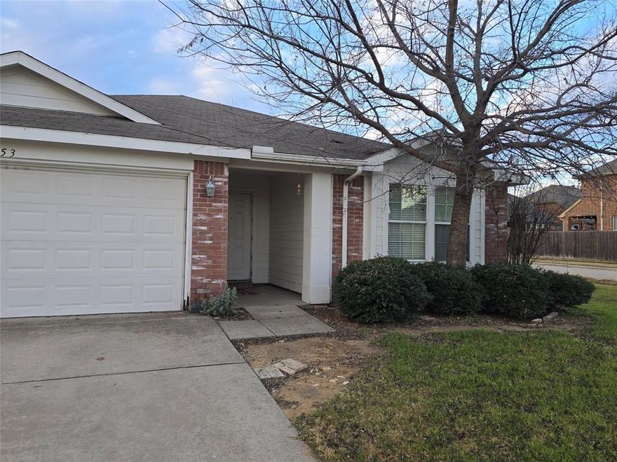 Corner lot! 4 Bedroom, 2 Bath, 2 car garage in Buddy Hardeman subdivision needing some TLC. Home will be sold AS IS. No repairs will be made. Priced to sell!