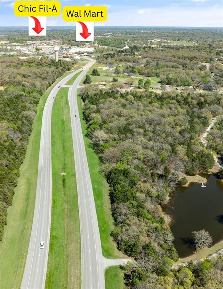 Amazing 12 acres with over 1000 feet of street frontage on 120.  Pond on the southwest corner of property.  Close to 75, shopping and dining, which includes Wal Mart, Chic Fila, North Rig Grill and so much more.  Bring your builder and building ideas and make this property your next home.