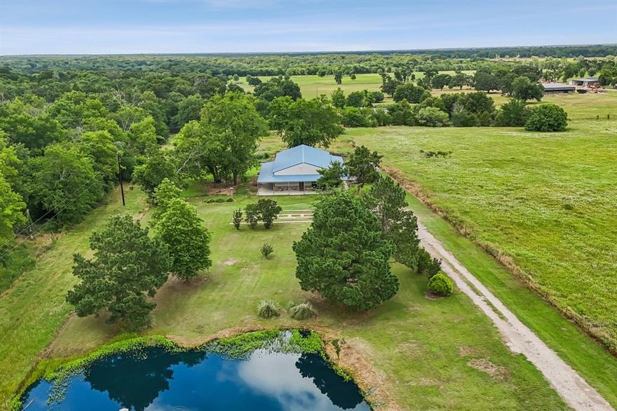 Seller offering $5,000 credit for cosmetic updates! Refined Country Retreat on nearly 6 Acres – Gated, Private, and Fully Turnkey. Welcome to a rare blend of rural charm, modern comfort, and recreational freedom. This 2,800 sq. ft. custom-built 3 bed, 2.5 bath estate sits on 6 pristine, fully fenced and cross-fenced acres—offering a lifestyle of self-reliance, serenity, and sophistication. This Country Oasis is centrally located, less than 15 miles to Canton, Terrell & Kaufman with easy access to I-20. Arrive through your private gated entrance and drive down your quarter-mile driveway to a secluded sanctuary surrounded by open skies and natural beauty. A wraparound covered porch invites you to relax, entertain, or take in the morning sun with your coffee. Outside, this property is built to serve your dreams—whether they include livestock, leisure, or both: there is a private pond for fishing, floating, or quiet reflection, a dedicated shooting range for target practice or sport, fully fenced and cross-fenced pastures—ideal for livestock or hay production, two large storage sheds for feed, tools, or recreational gear, and room to roam for ATVs, chickens, goats, or cattle.  Inside, soaring ceilings and expansive windows flood the open-concept living, dining, and kitchen areas with natural light—perfect for gatherings or peaceful evenings at home. The oversized master suite offers boutique-level comfort with space to unwind, while the massive laundry room and abundant high-end cabinetry throughout the home keep life beautifully organized. Your new home is energy efficient with foam insulation walls & attic, a tankless water heater, and 2 AC units. Whether you’re a homesteader, hobby farmer, or outdoor enthusiast, this home delivers the flexibility, space, and comfort to live your ideal country life—without compromise.