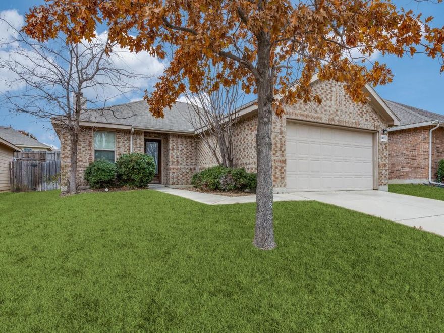 Located in the highly sort after sanders ranch community. These 3 bed 2 bath home offers an affordable solution in a master planned community with multiple pools, walking trails, parks, playgrounds, and much more.Northwest ISD schools are just a short distance and within the community.The property is well maintained and moved in ready. Schedule your showings today.