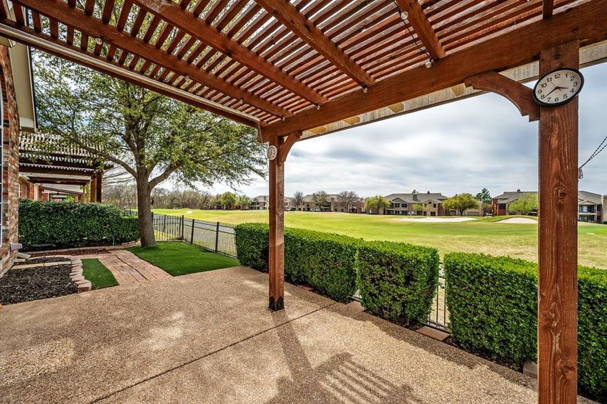 STONEBRIDGE RANCH BEAUTY on GOLF COURSE LOT ready for new owners! ELEGANT 1.5 STORY plan, the downstairs features 3 BEDROOMS (one is used as an OFFICE) 2 FULL BATHS, OPEN kitchen, spacious FAMILY ROOM, BRIGHT BREAKFAST NOOK, and FORMAL DINING ROOM! UPSTAIRS is a fully LOADED MEDIA ROOM complete with GIANT SCREEN, 4k, 3D system, and reclining media FURNITURE that stays with the property! Also upstairs is a big closet, half bath and an ADDED 160 square foot BONUS ROOM that could be used for a study, playroom, or craft room! ALL the UPGRADES-GRANITE, kitchen ISLAND, BLACK appliances, GAS cooktop, tile BACKSPLASH, UPGRADED LIGHTING package, CERAMIC TILE and WOOD FLOORING, IRON BAULSTERS, TILE fireplace, decorative GLASS FRONT door, separate shower with GARDEN TUB, DUAL SINKS, and HUGE MASTER CLOSET! BEAUTIFUL backyard with GIANT COVERED PATIO and AMAZING VIEWS of the GOLF COURSE!  CEDAR GARAGE DOORS, vinyl FLOORING in GARAGE with handy OVERHEAD STORAGE BINS, LEAF GUARD gutters, PRETTY landscaping, 2 PATIOS, and much much more!! 5 month old refrigerator stays, HVAC upstairs replaced 2025, downstairs HVAC, and water heater all 5 years new! STONEBRIDGE RANCH amenities include CLUBHOUSE, COMMUNITY POOLS, HIKE and BIKE trails, TENNIS and PLAYGROUNDS!  Welcome to STONEBRIDGE RANCH a MASTER PLANNED COMMUNITY in the heart of McKinney within OUTSTANDING McKinney schools!